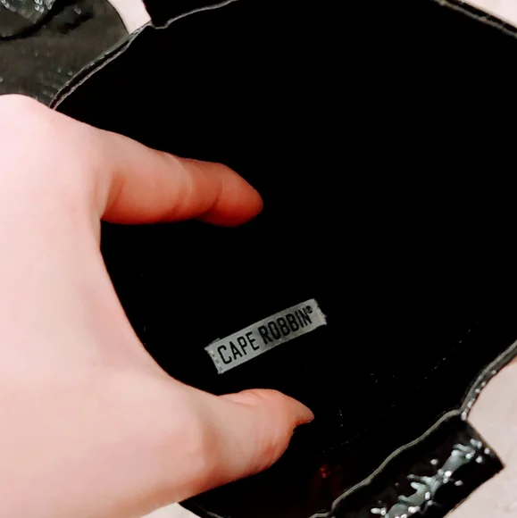 Cape Robbin Black Snakeskin Boots - Picture 6 of 7